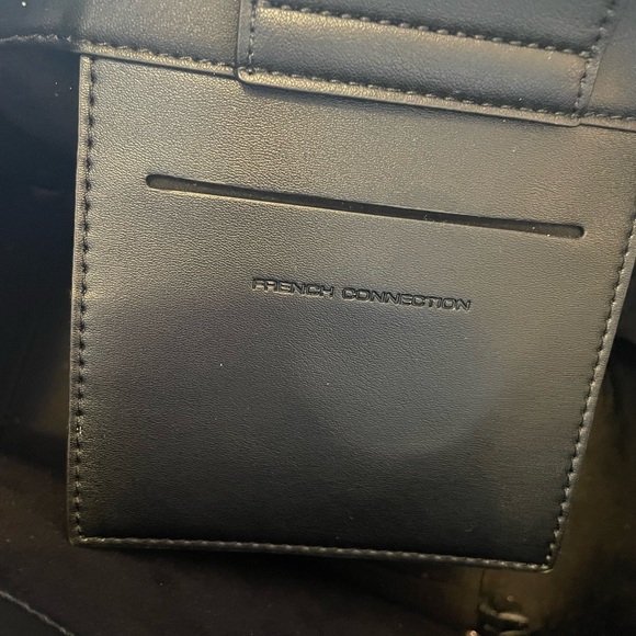 French Connection crossbody black medium tote bag - Picture 8 of 8